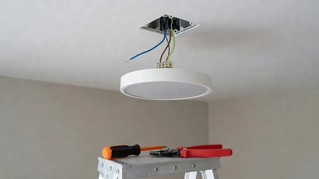 Jak podłączyć lampę sufitową