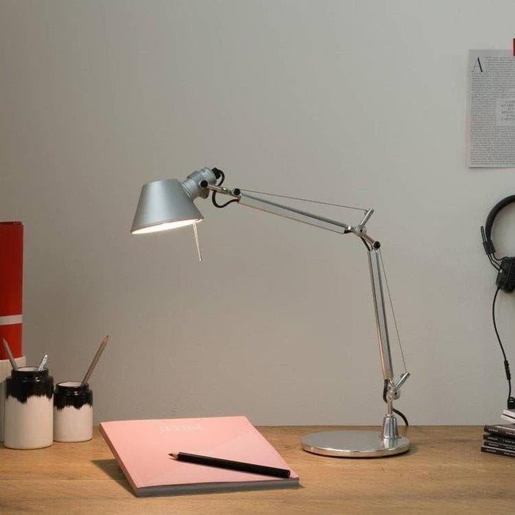 Lampa biurkowa H37cm TOLOMEO MICRO Alu anodowane