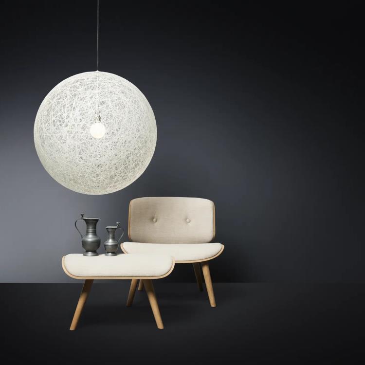 Lampa wisząca LED Włókno szklane Ø105cm RANDOM Bialy