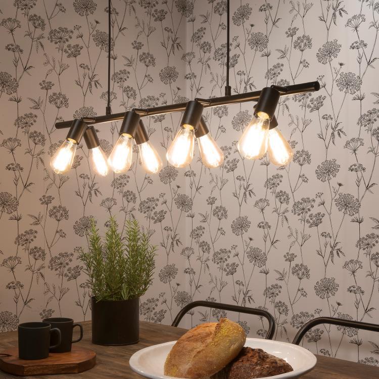 Lampa wisząca 8-punktowa Metal Dł.105cm MIAMI Czarny