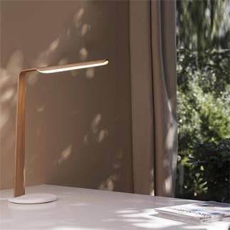 LED8 DESK Lampe de bureau LED Bois tactile avec Chargeur à Induction H56cm  bouleau Tunto - LightOnline