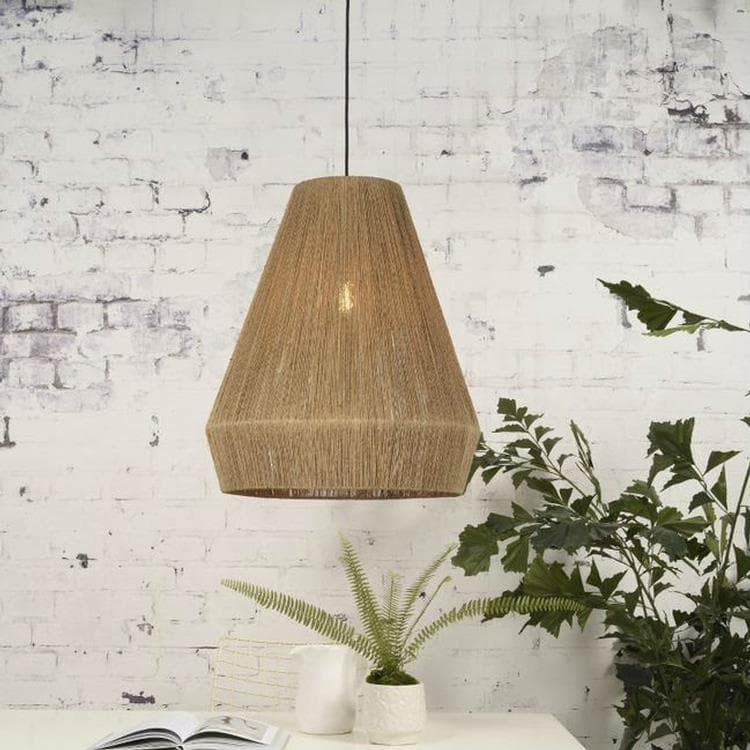 Lampa wisząca Jutowa Ø50cm IGUAZU naturalny