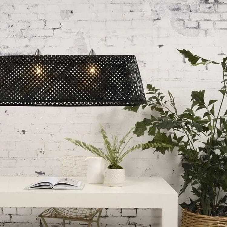 Lampa wisząca 3-punktowa Bambus Dł.130cm KOMODO Czarny