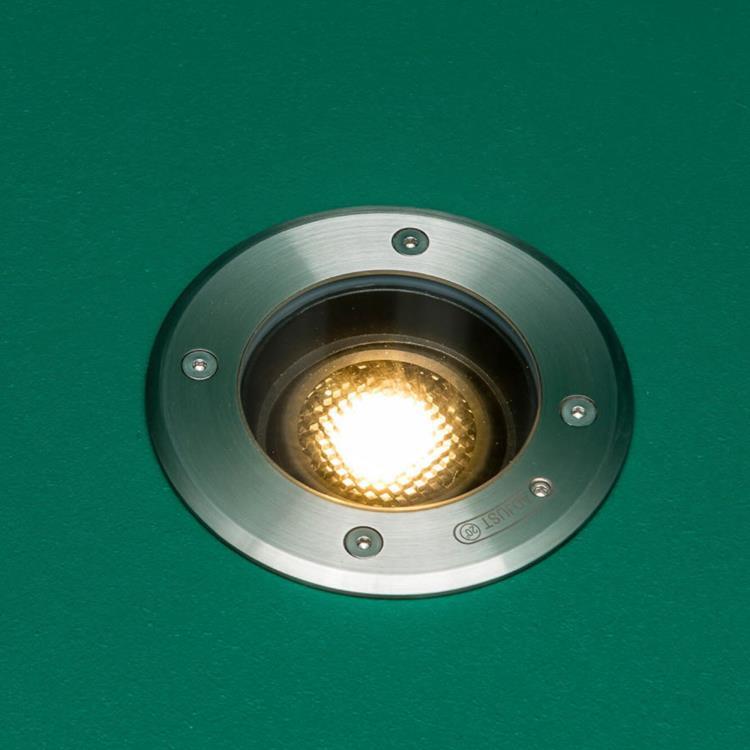  GEISER - Spot d'Extérieur Encastrable Orientable LED L12.2cm Szary