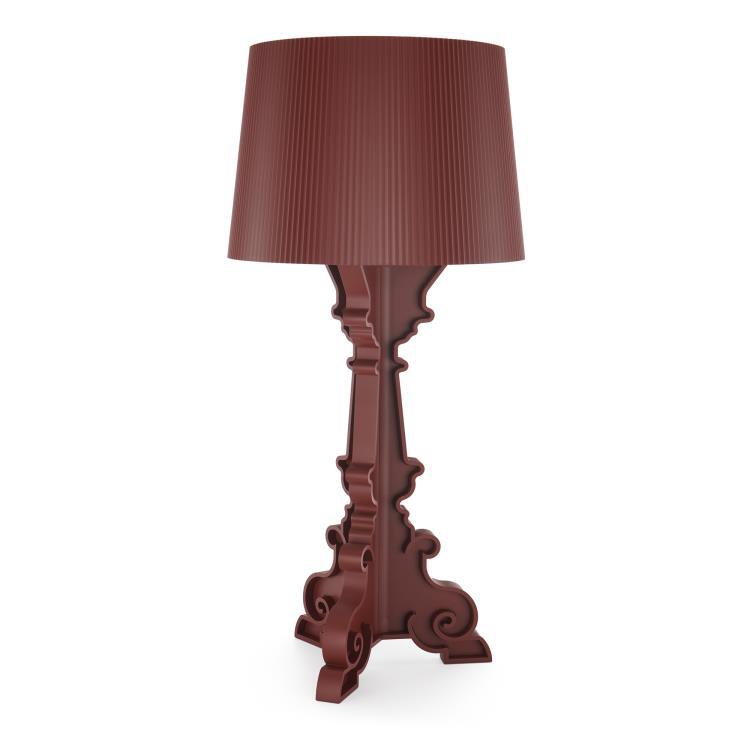 Lampa stołowa Edycja limitowana H68-78cm BOURGIE bordowy mat