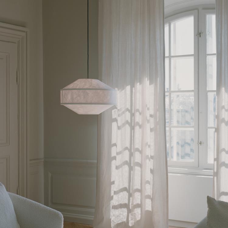 Lampa wisząca Tyvek Ø55cm KITE Bialy