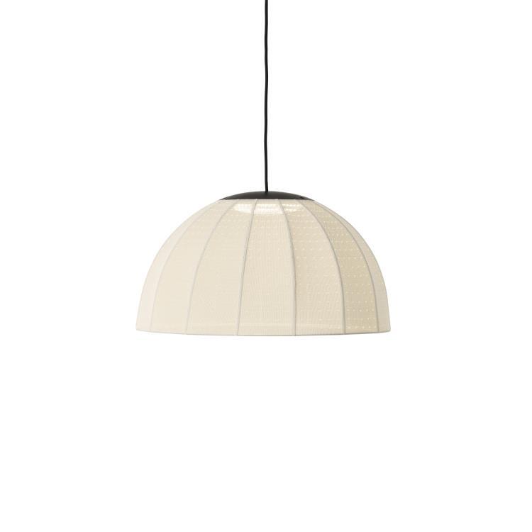 Tkana lampa wisząca 3D LED Ø50cm MOLLIS blanc zepsuty