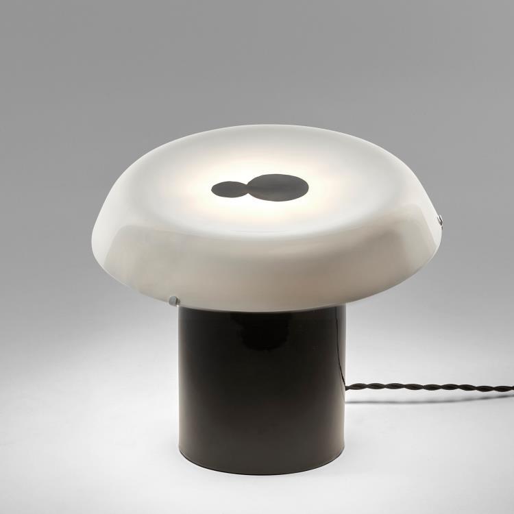  CELINE - Lampe de table 22.5cm bialy i czarny