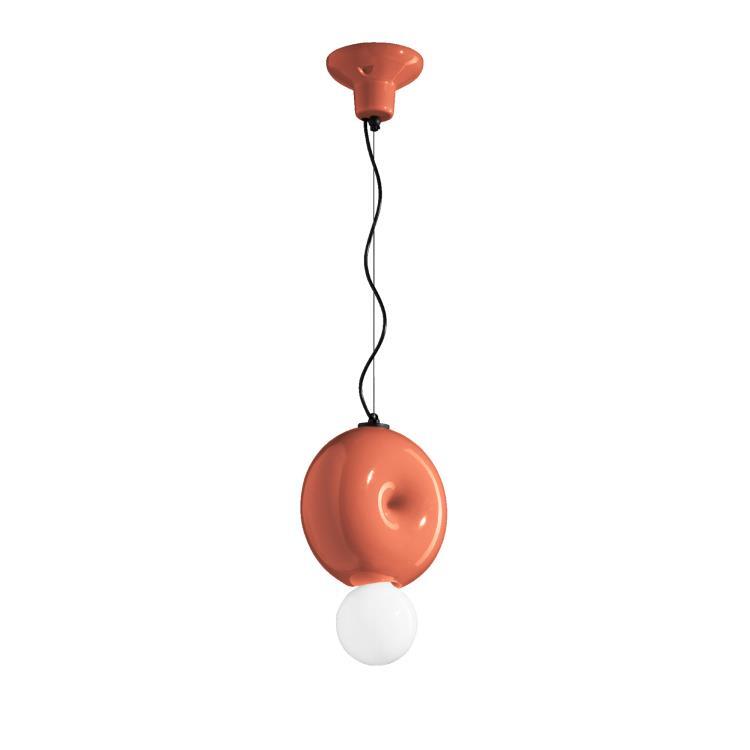 Ceramiczna lampa wisząca H29cm BUMBUM Pomaranczowy