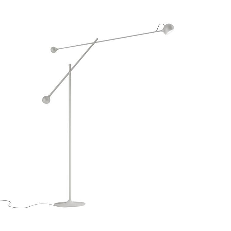 Lampadaire 127cm IXA FLOOR Bialy Szary