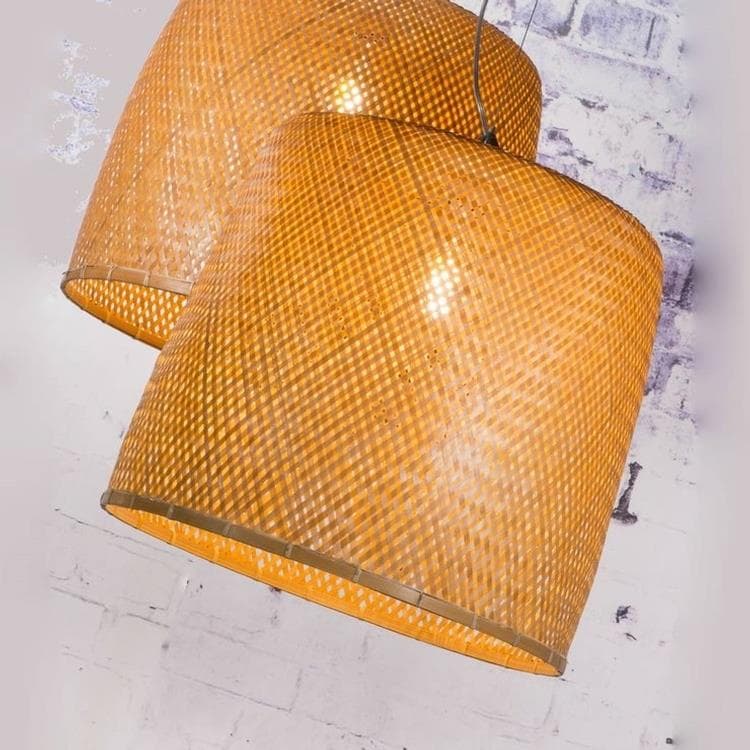 Lampa wiszaca Bambus Ø50cm SERENGETI naturalny