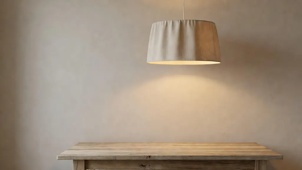 Beżowe Lampy Wiszące – Spokojne Światło Do Salonu, Jadalni i Sypialni