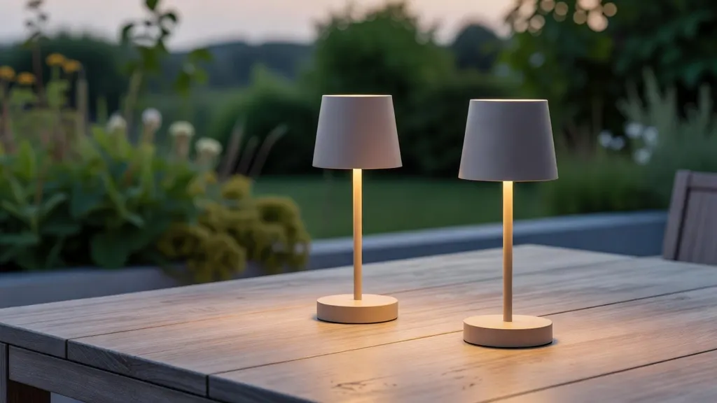 Bezprzewodowa Lampa Stołowa Na Zewnątrz – Światło Na Taras Bez Kabli