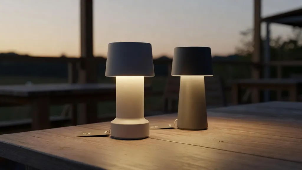 Bezprzewodowa Lampa Stołowa Na Zewnątrz – Światło Na Taras Bez Kabli