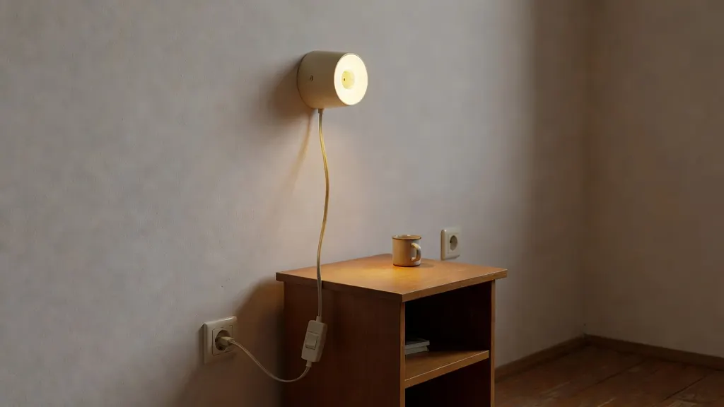 Kinkiet z Wtyczką – Oświetlenie Ścienne Bez Stałej Instalacji