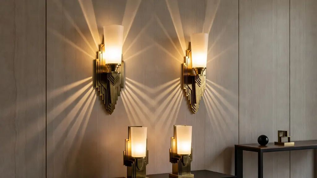 Kinkiety Art Déco – Eleganckie Oświetlenie Ścienne z Charakterem