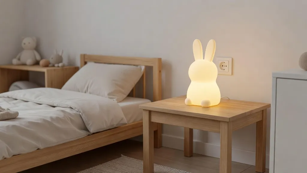 Lampka Królik LED – Dekoracyjne Oświetlenie Do Pokoju Dziecka