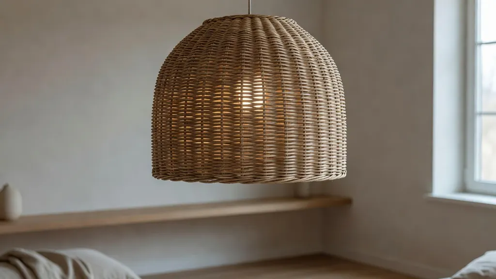 Lampy Rattanowe Do Wnętrz – Naturalny Styl i Miękkie Światło