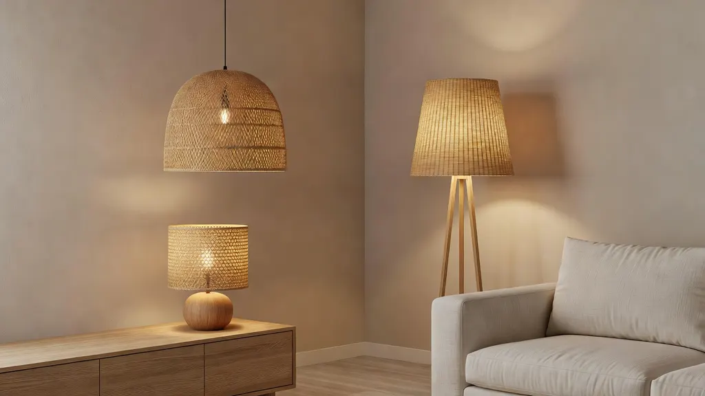 Lampy Rattanowe Do Wnętrz – Naturalny Styl i Miękkie Światło