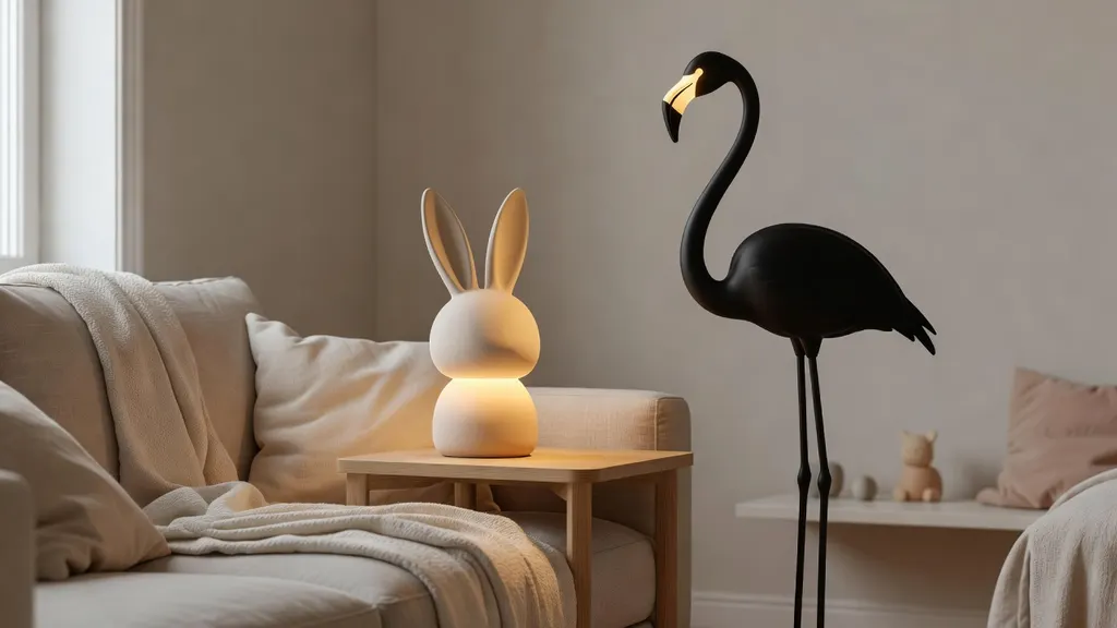 Lampy w Kształcie Zwierząt – Dekoracyjne Światło z Przymrużeniem Oka