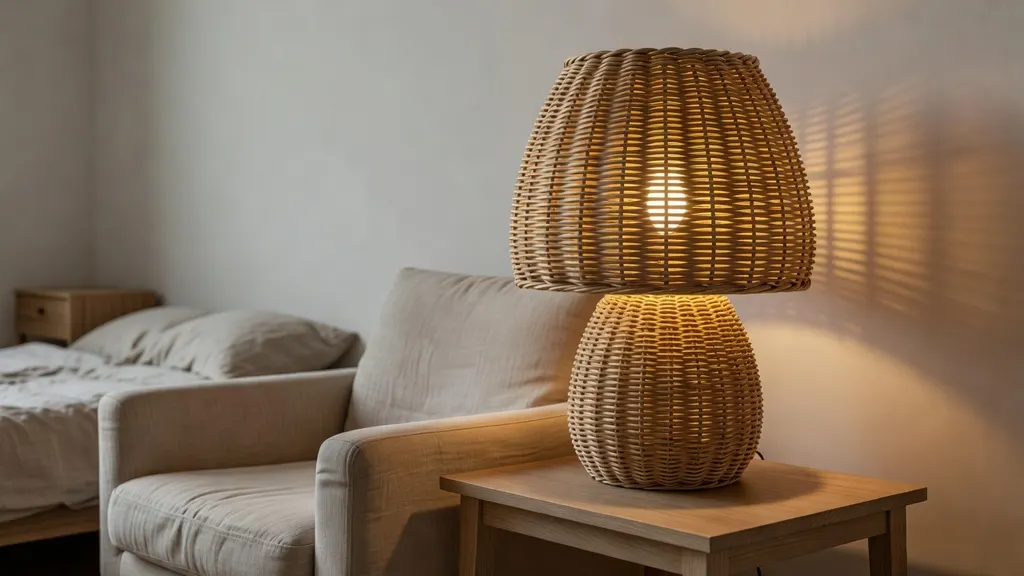 Rattanowe Lampy Podłogowe – Naturalne Światło Do Salonu i Sypialni