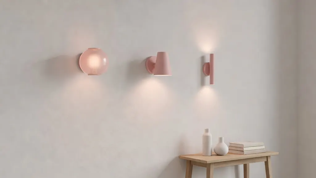 Różowe Kinkiety – Subtelne Oświetlenie Ścienne Do Stylowych Wnętrz
